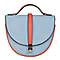Bulaggi Collection - Babs Crossbody Bag with Adjustable Shoulder Strap in Light Blue (Size 17x18x4Cm)
