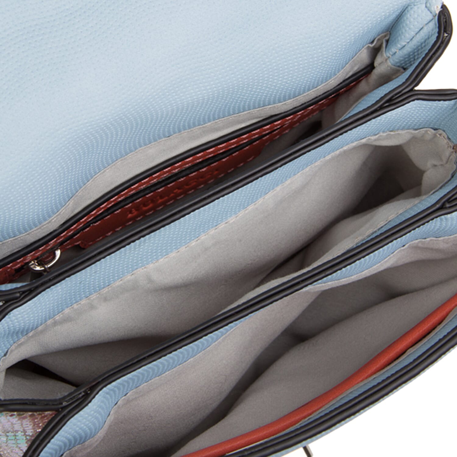 Bulaggi Collection - Babs Crossbody Bag with Adjustable Shoulder Strap in Light Blue (Size 17x18x4Cm)