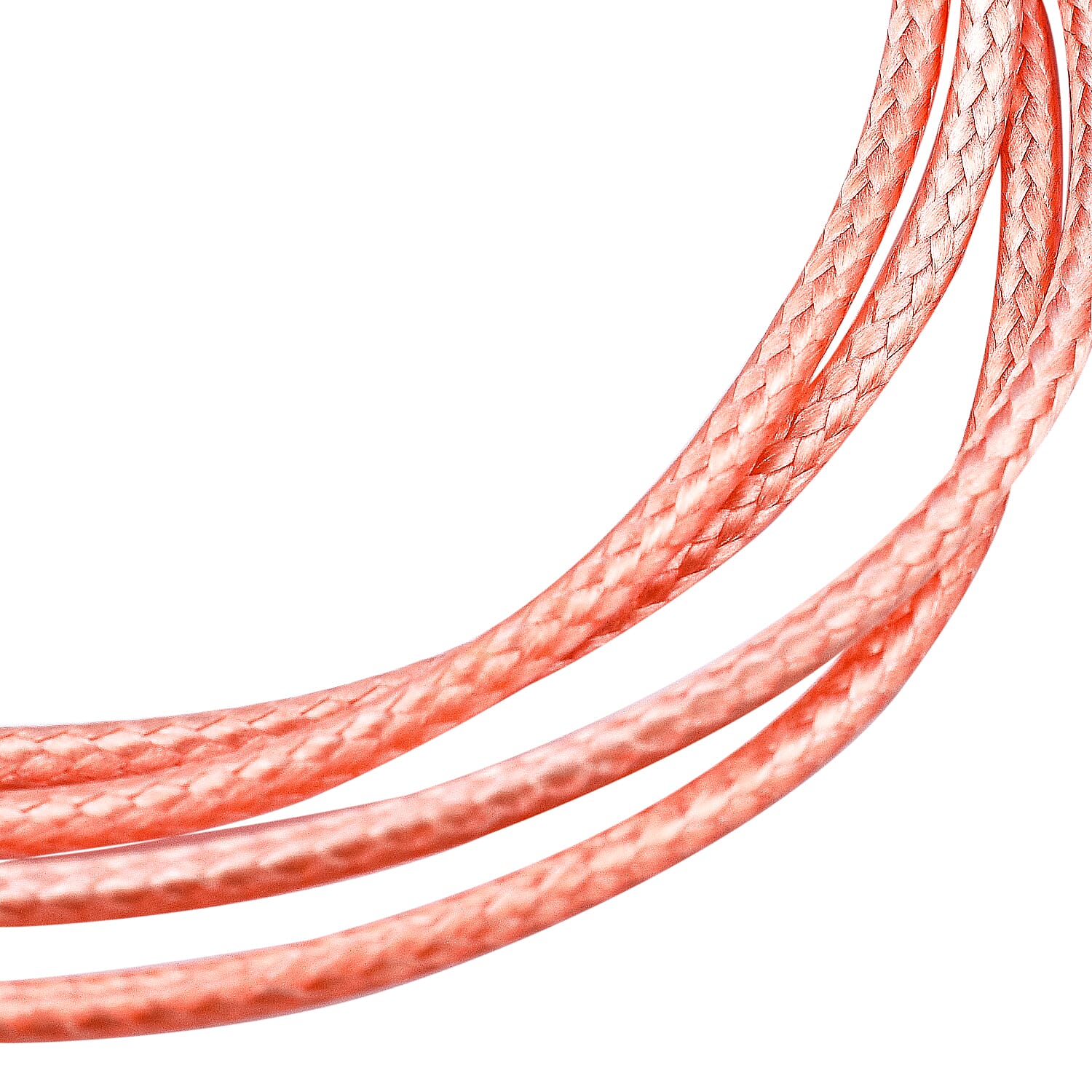 Maelle- Recognition Bracelet (Size 7- 8.5 with Extender) with M Charm in Peach Colour