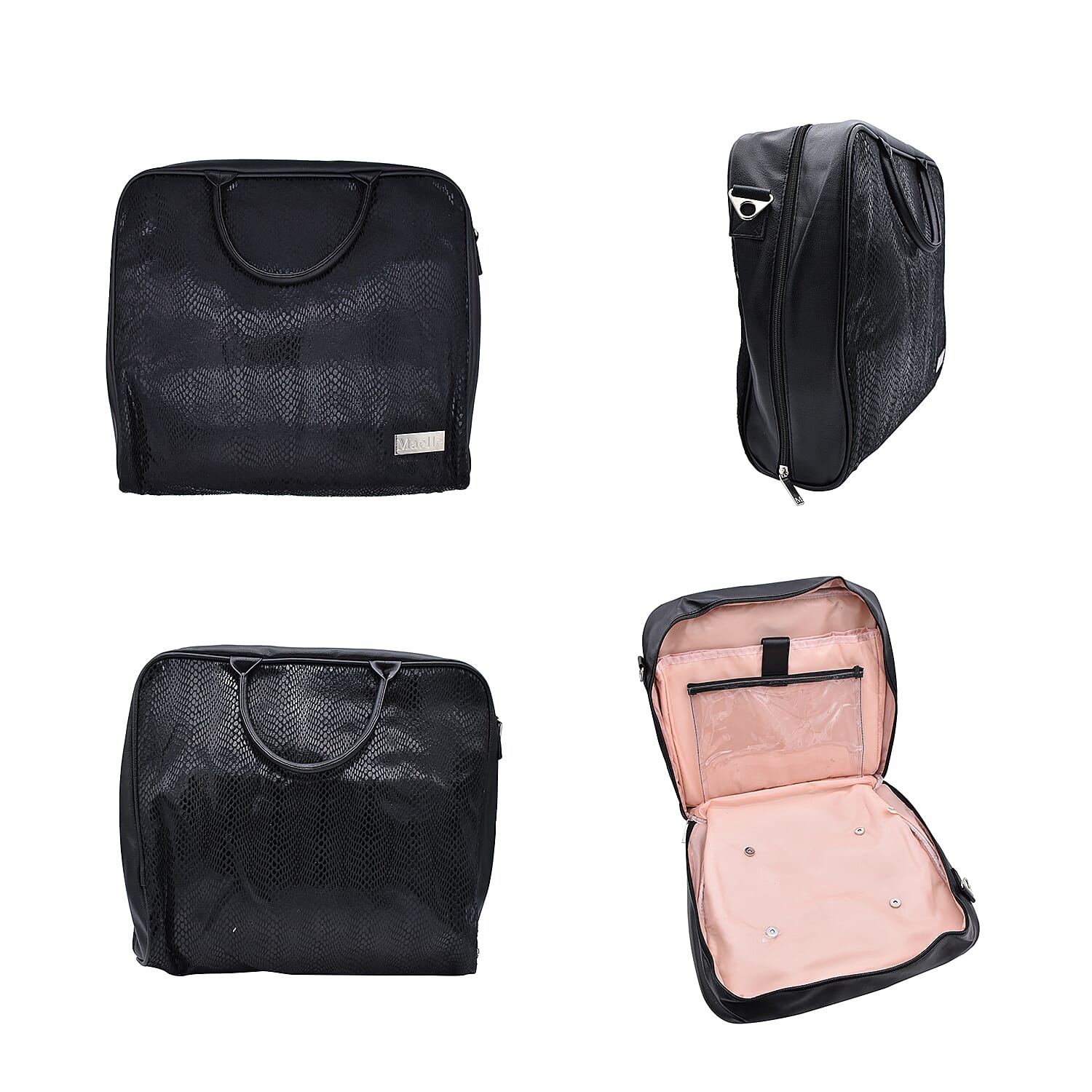 Maelle: Maelle Mentor Starter Kit Bag with Adjustable Shoulder Strap (Size 34x30x10 Cm) - Black Colour