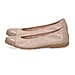 Caprice Leather Ballerina Shoe in Sand Colour (Size 3)
