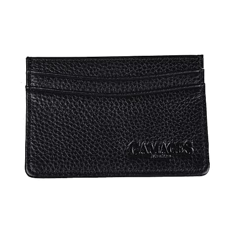 GAMAGES OF LONDON Luxury Leather Credit Card Holder (Size 10x7cm)