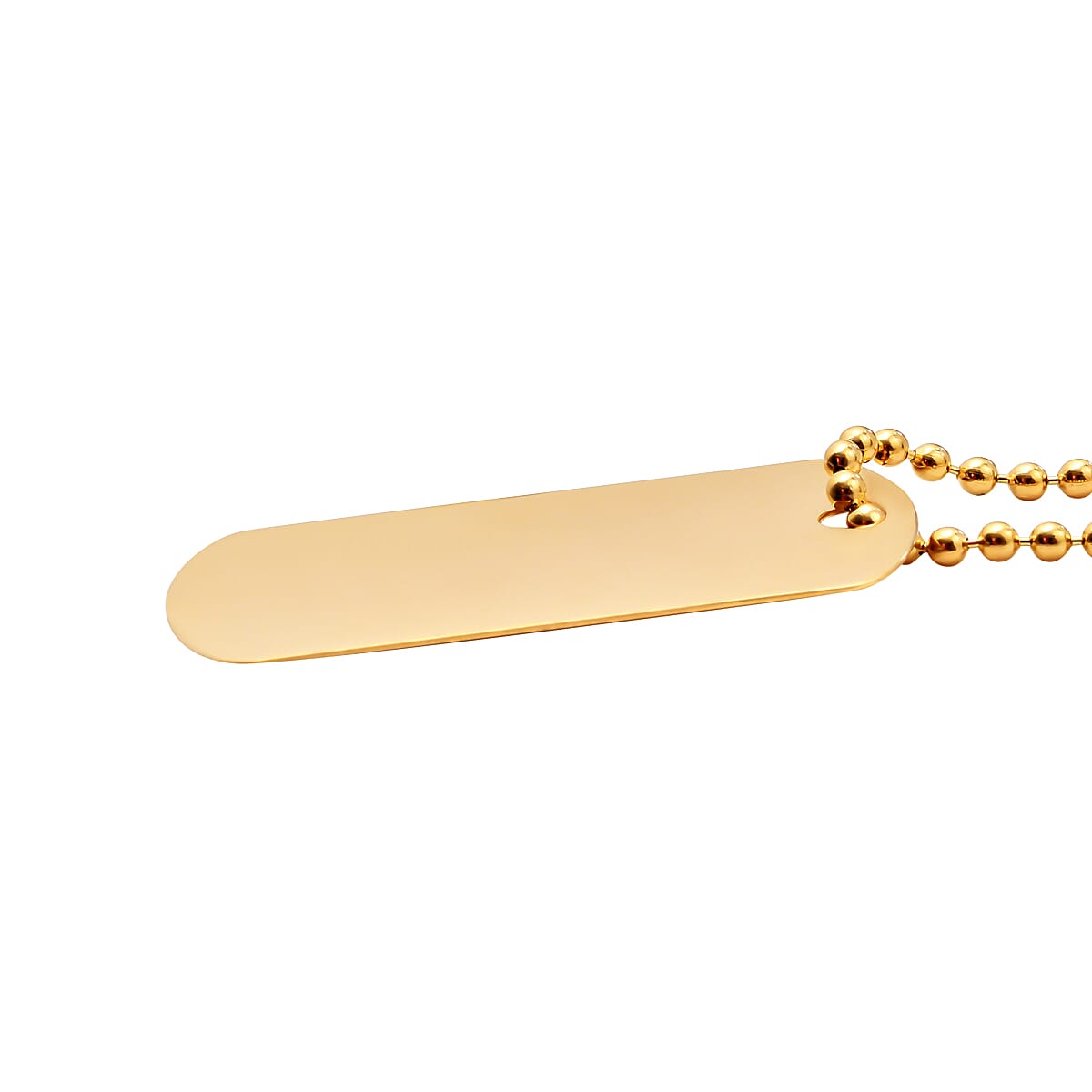 Hatton Garden Close Out 9K Yellow Gold Belcher Necklace with Lobster Clasp (Size 20), Gold wt 3.60 Gms