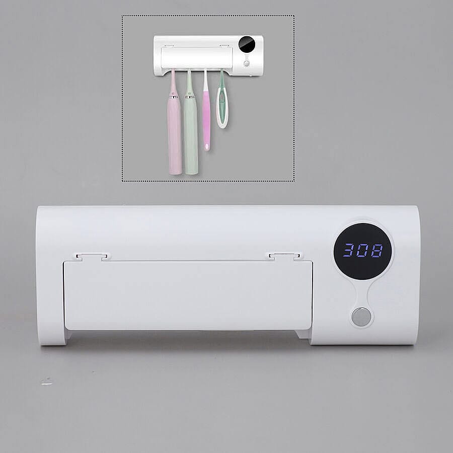 Toothbrush Sanitiser and Holder (Size 20x4x7.5 Cm)