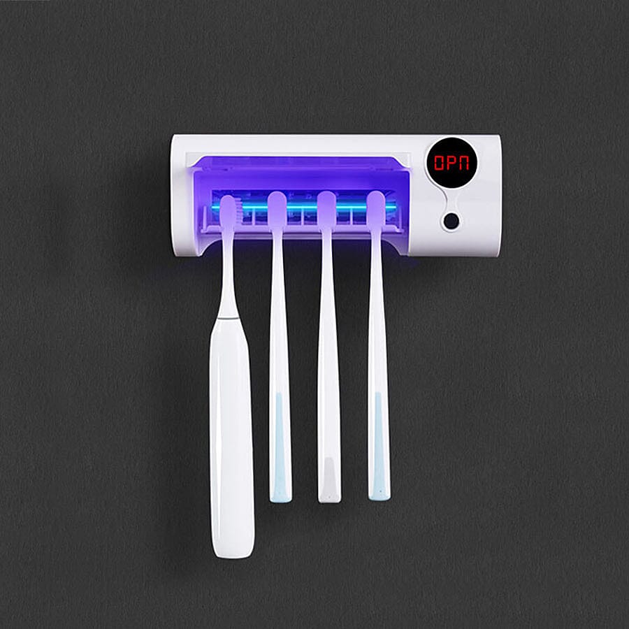 Toothbrush Sanitiser and Holder (Size 20x4x7.5 Cm)
