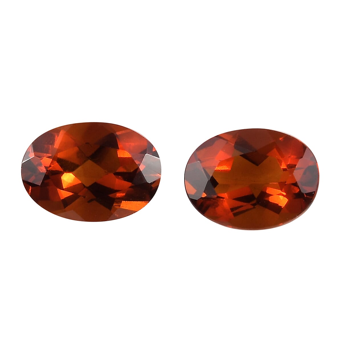 Set of  2 - Cherry Citrine Oval 7x5 mm 1.25 Ct