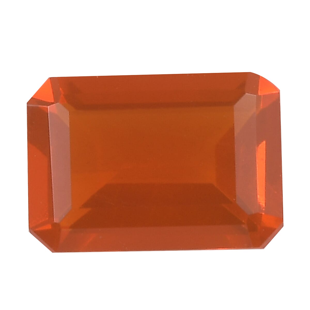 3A Fire Opal Octagon 7x5 mm 0.59 Ct