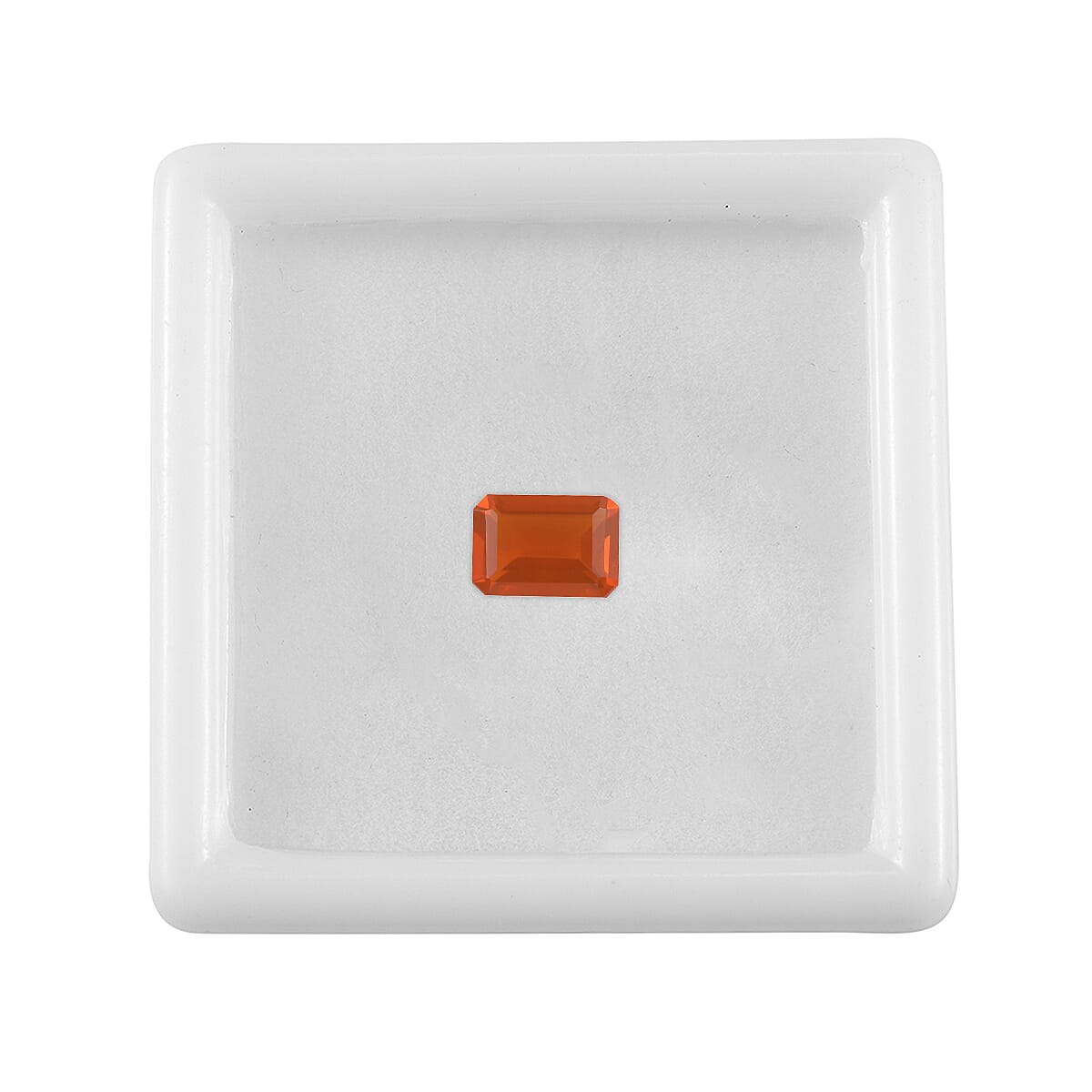3A Fire Opal Octagon 7x5 mm 0.59 Ct