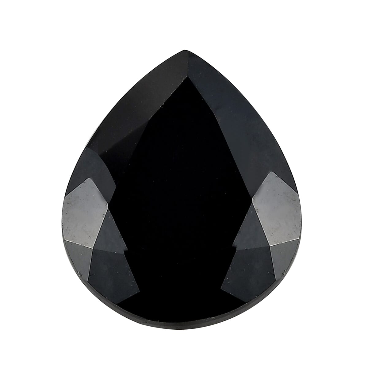 Black Tourmaline Pear 12x10 mm- 4.12Ct.