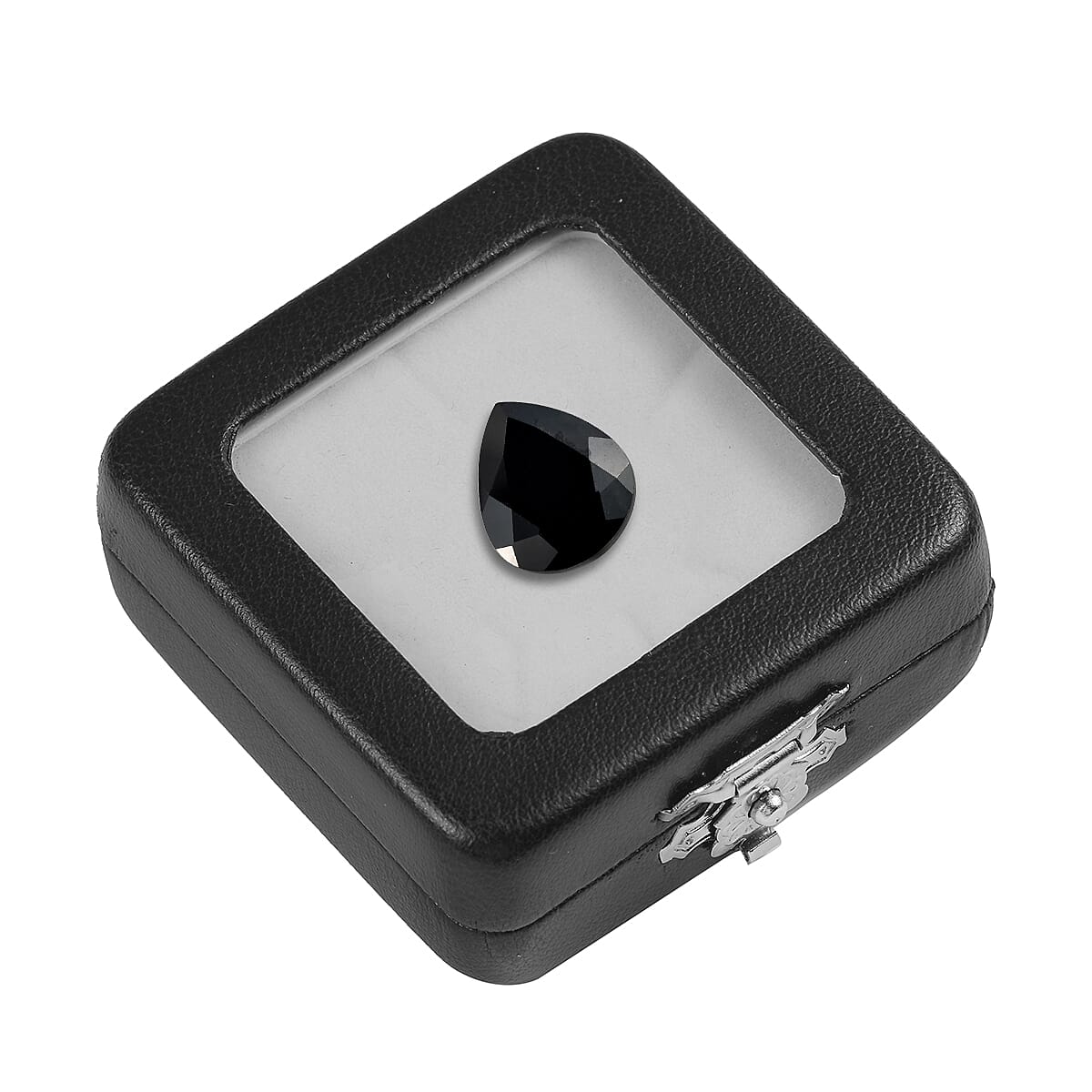 Black Tourmaline Pear 12x10 mm- 4.12Ct.