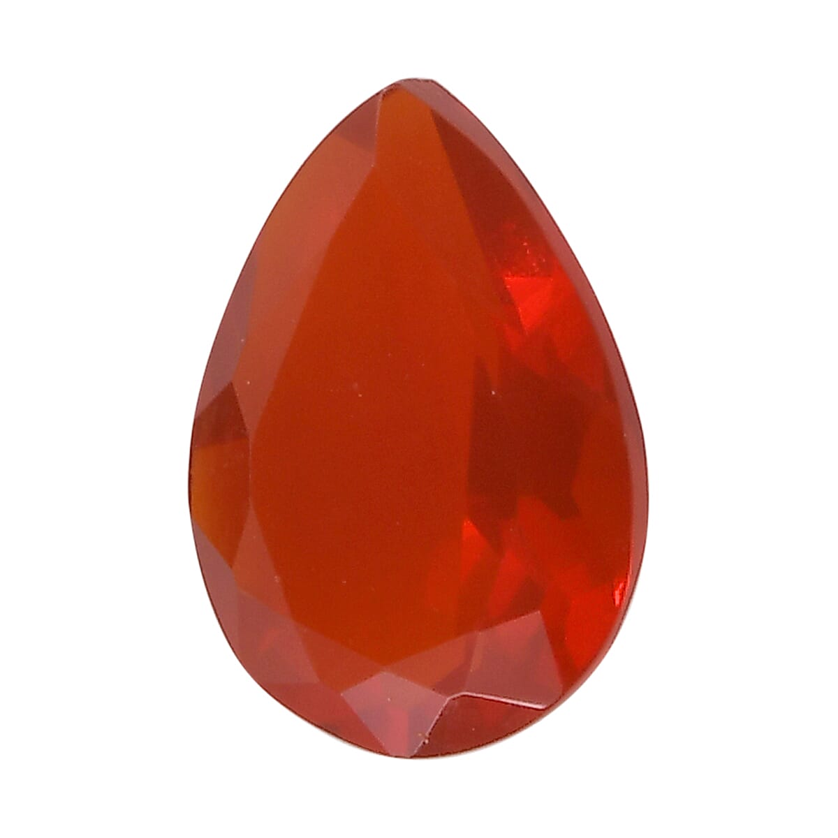 Premium Quality  Salamanca Fire Opal Pear 7x5 mm 0.44 Ct.