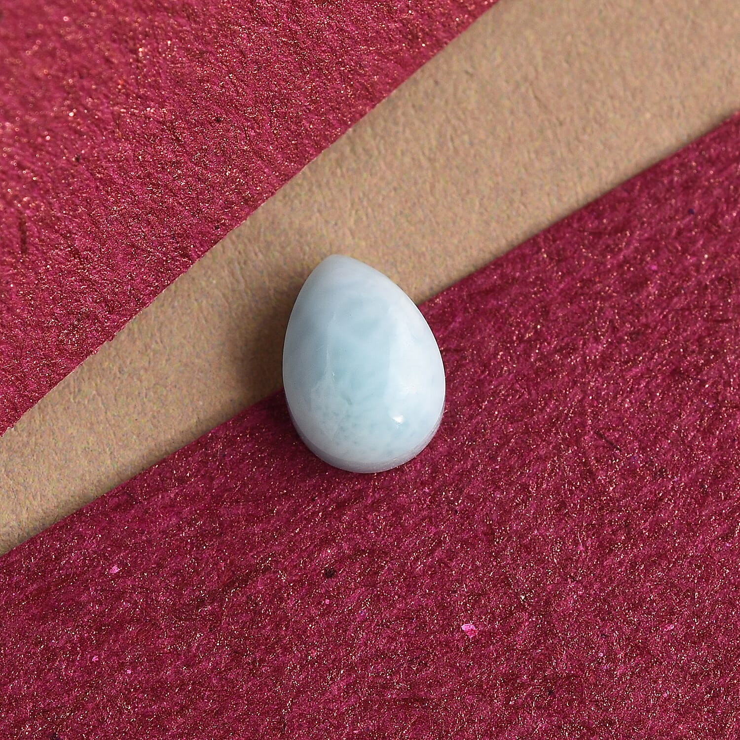 Larimar Pear 7x5 mm 0.86 Ct.