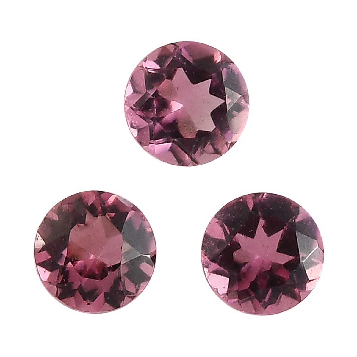 Rubellite Round 2.75 mm 0.23 Ct.