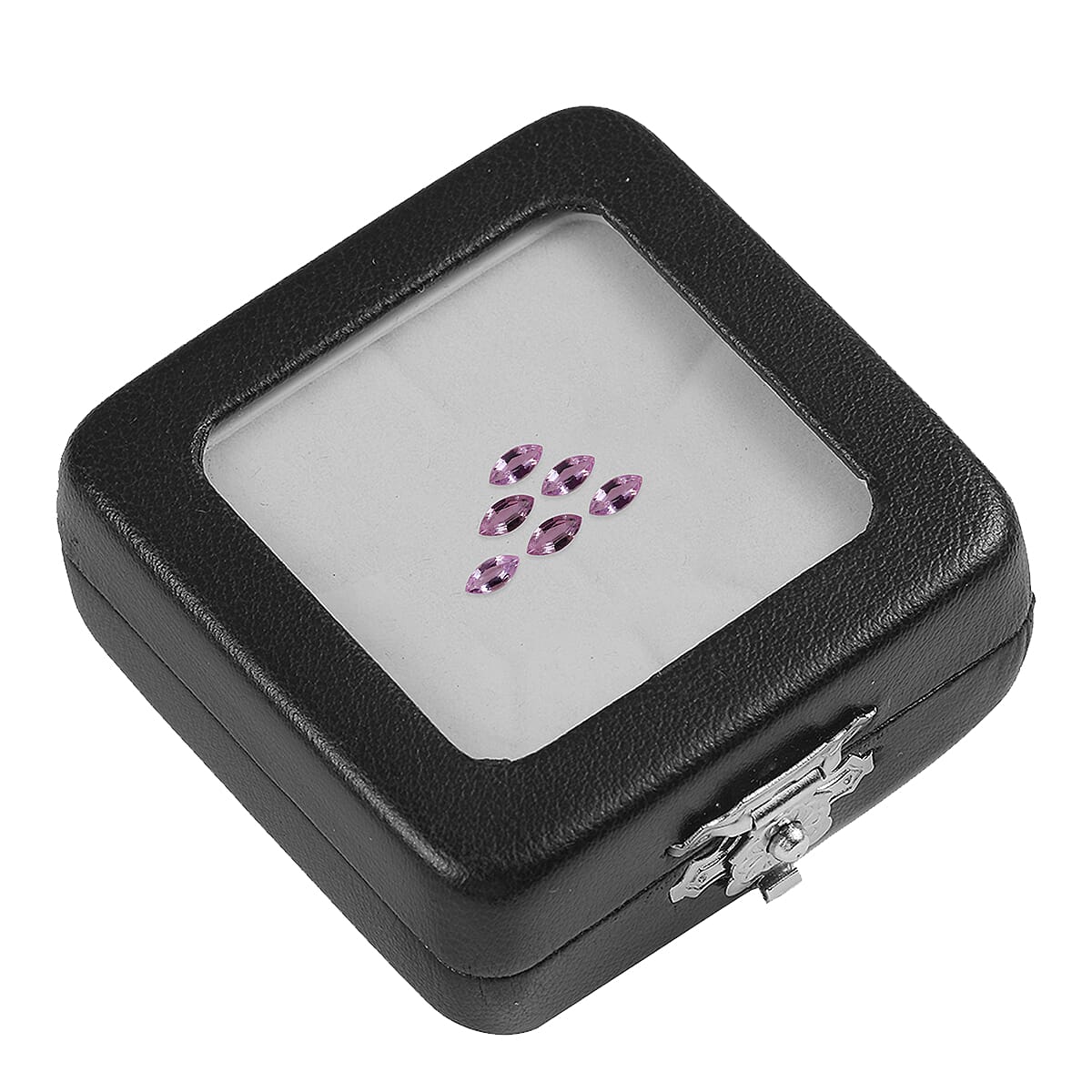 Set of 6 - Multi Sapphire Marquee 4x2 mm 0.53 Ct.