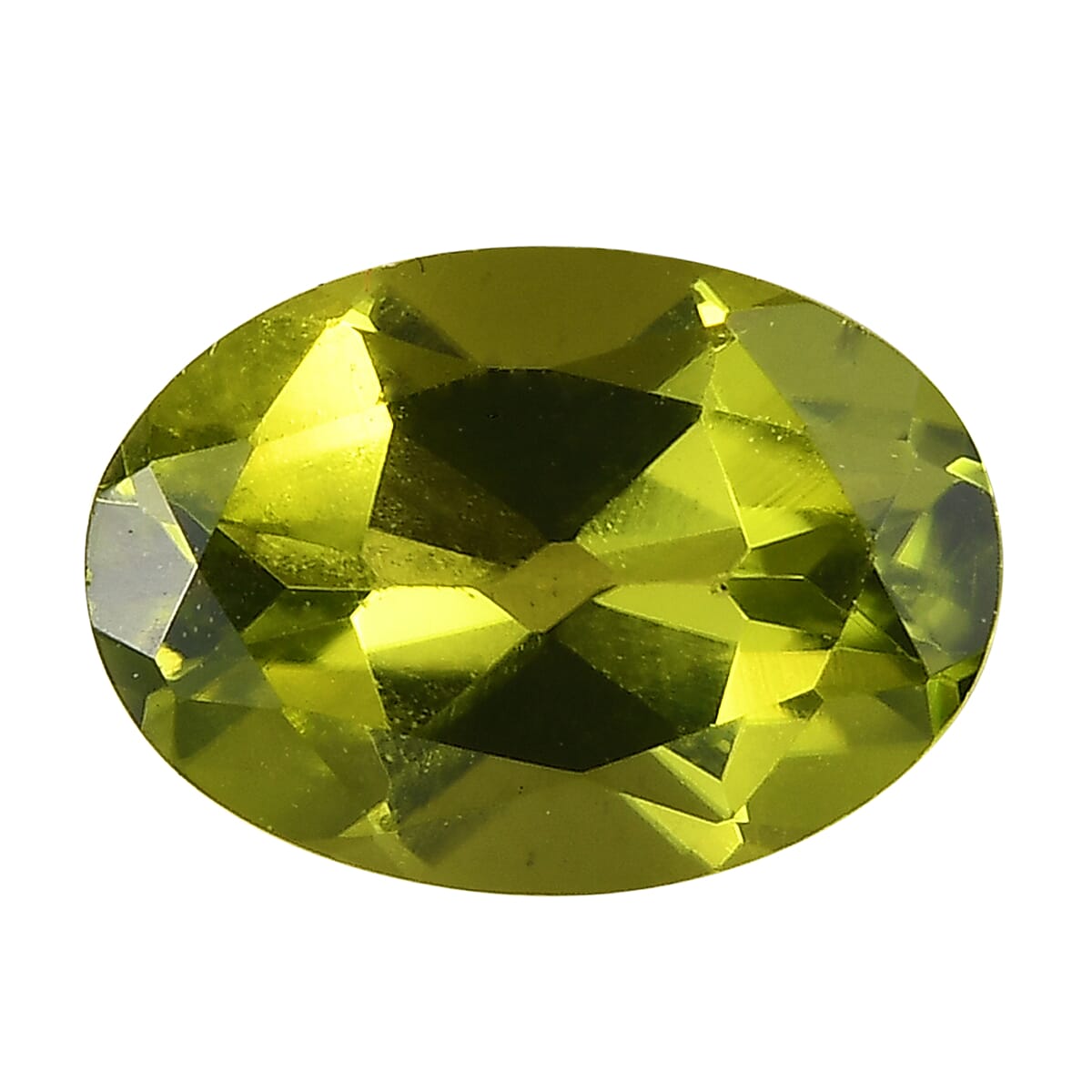 AA Hebei Peridot Oval 7x5 mm 0.73 Ct.