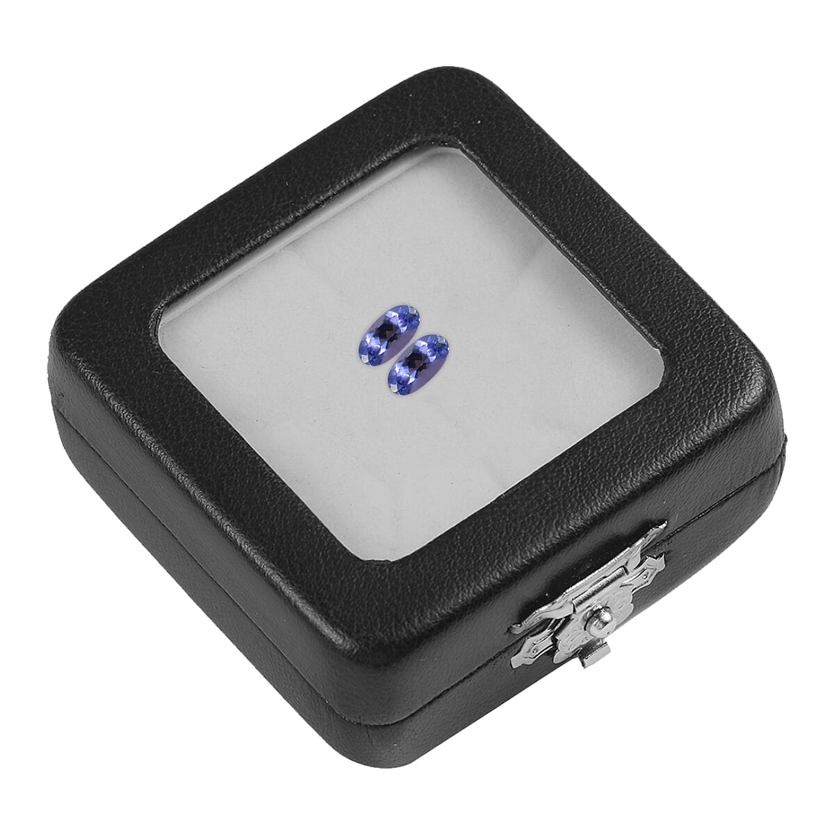 Set of 2 - Tanzanite Oval 6x3 mm 0.64 Ct.