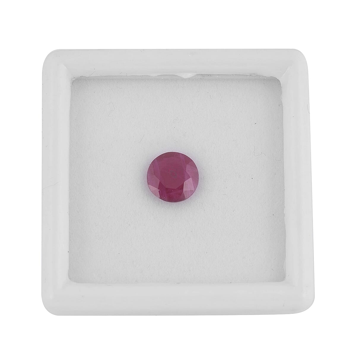 AIG Certified Ruby Round Size 8.17X8.17X.43 mm Varies 2.05 Ct