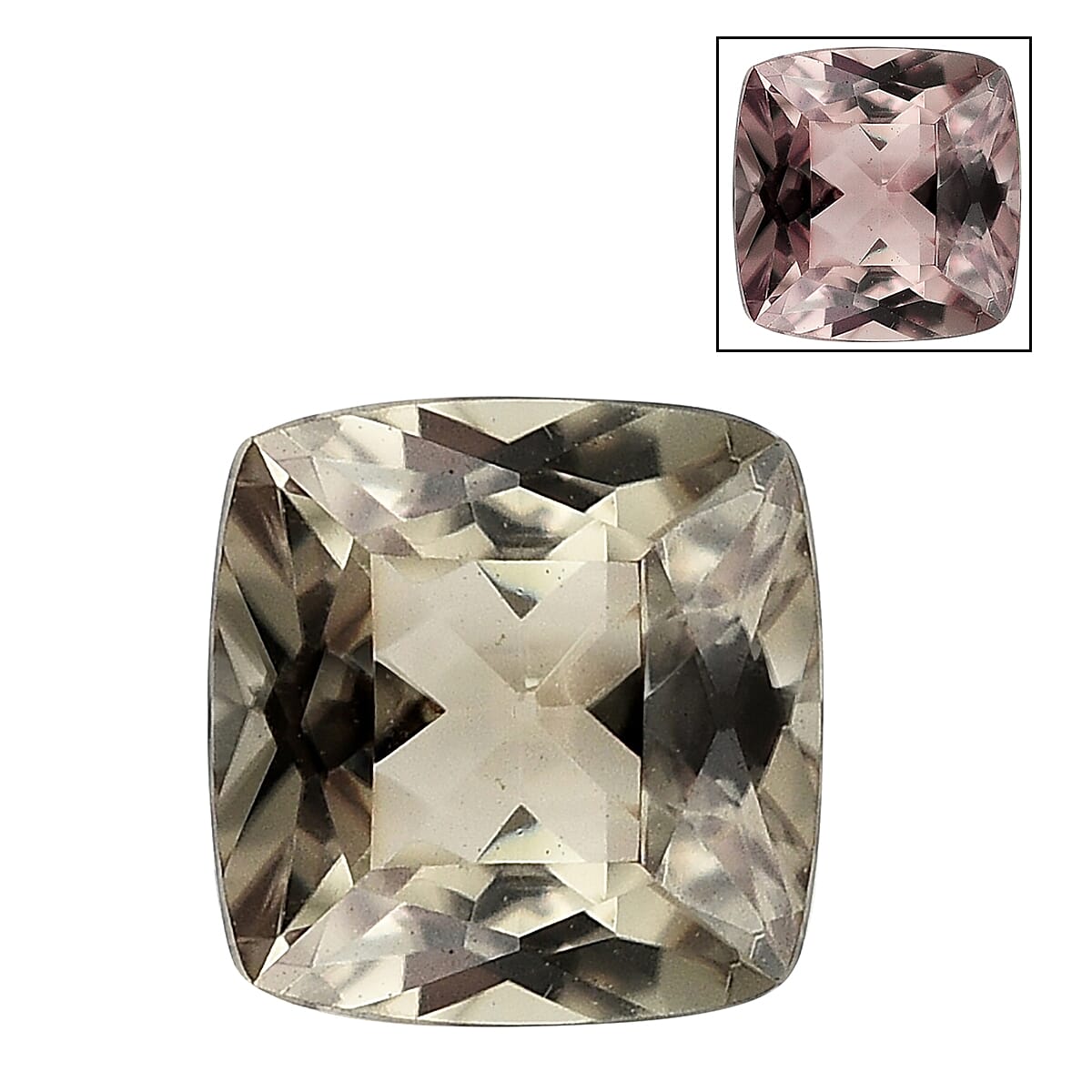 AAAA Natural Turkizite Cushion 6x6mm 1.10Ct.