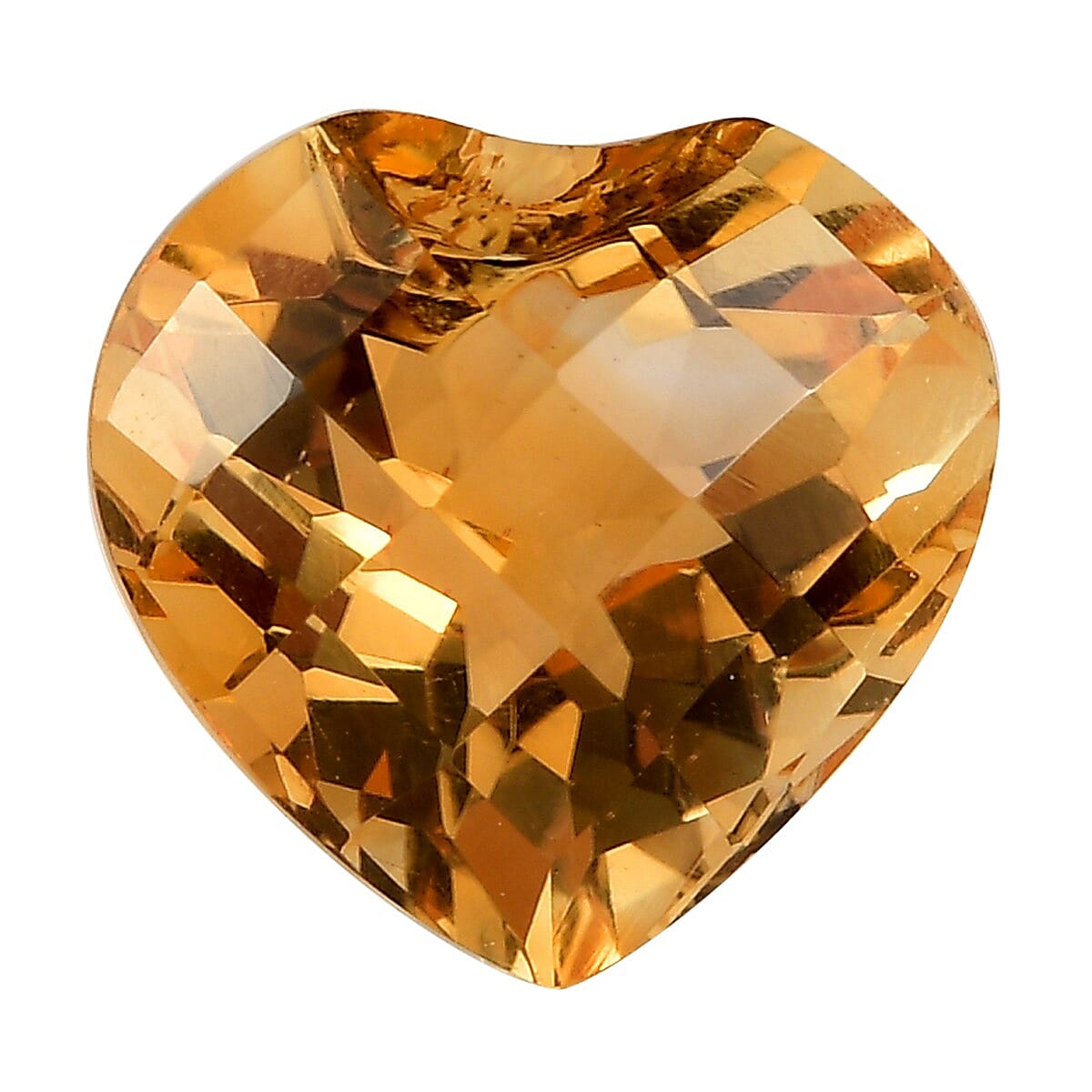 AA Citrine Heart 12.0mm 4.54 Ct