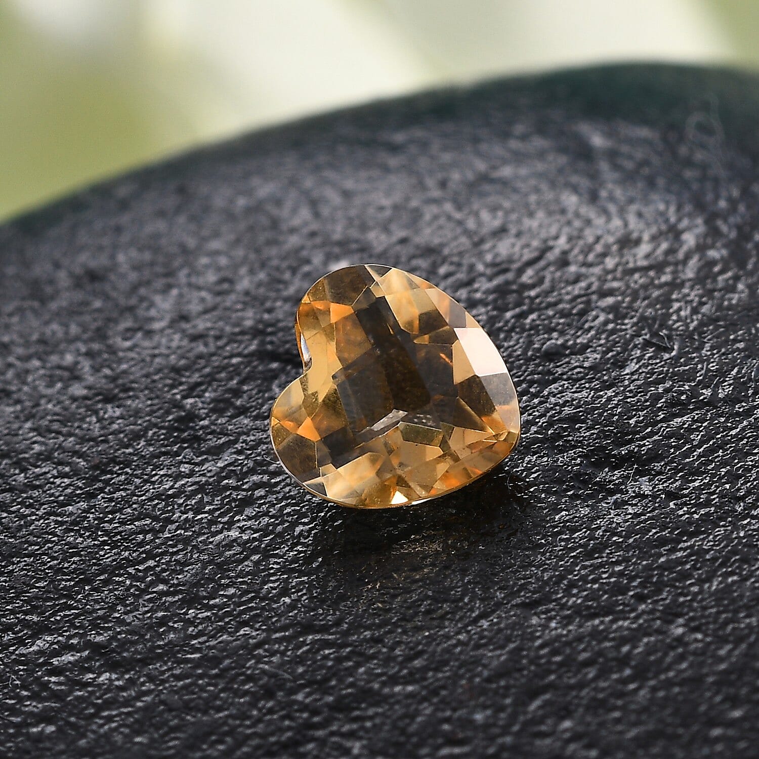 Citrine Heart 7 mm 1.15 Ct