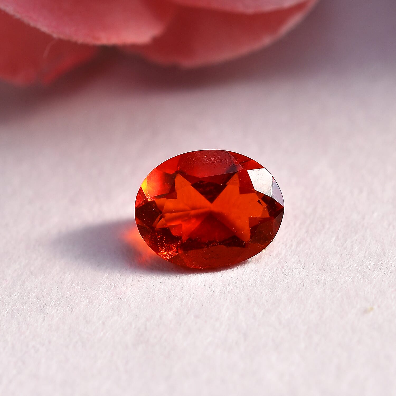 AAAAA Jalisco Fire Opal Oval 5x4 mm 0.21 Ct.