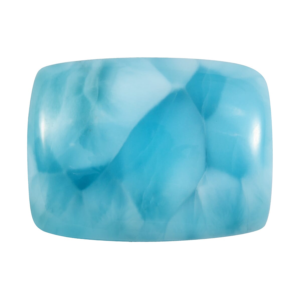 AAA Larimar Cushion 20x15 mm 19.87 Ct.