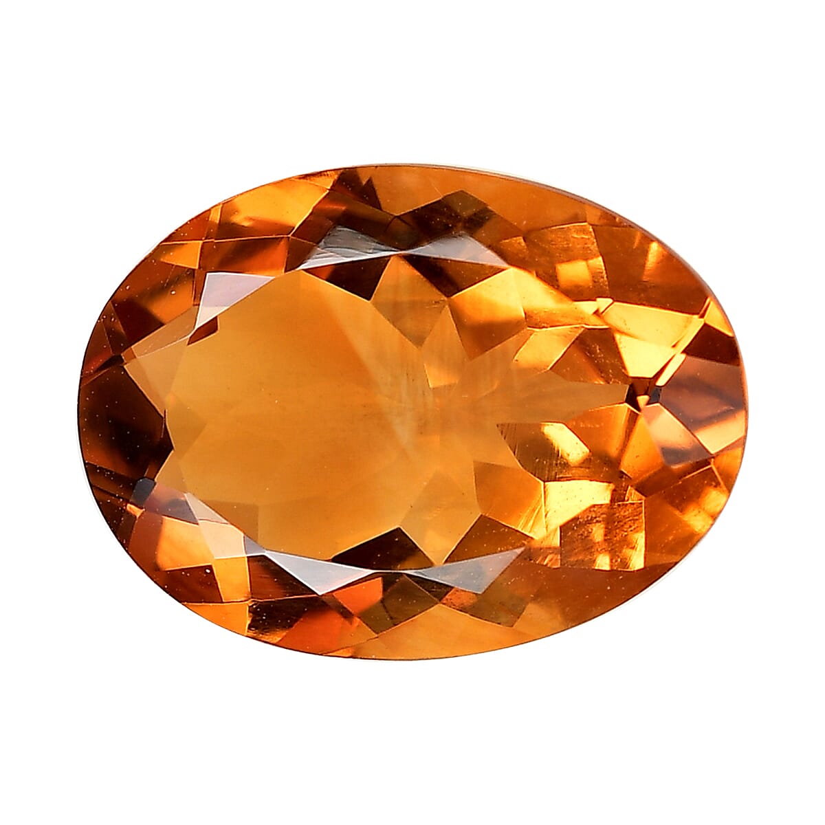 Madeira Citrine Oval 14x10 mm 5.10 Ct.