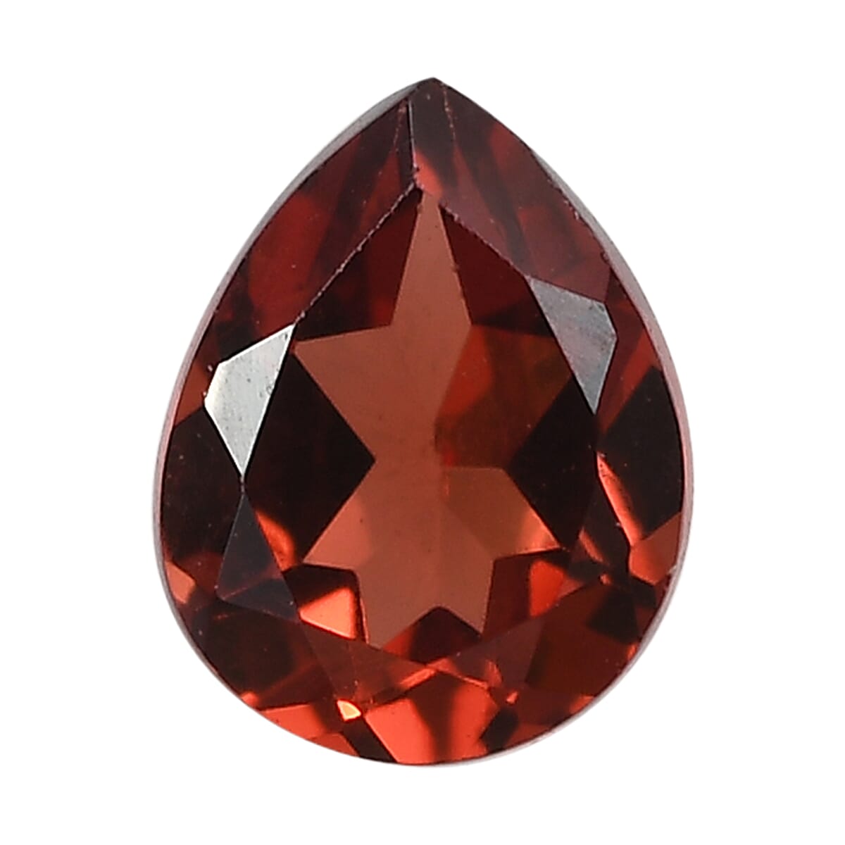 Red Garnet Pear 5x4 mm 0.25 Ct.