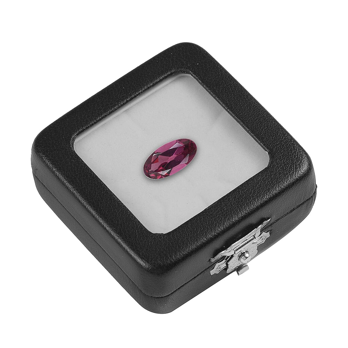 Rhodolite Garnet Oval 8x4 mm 0.74 Ct.