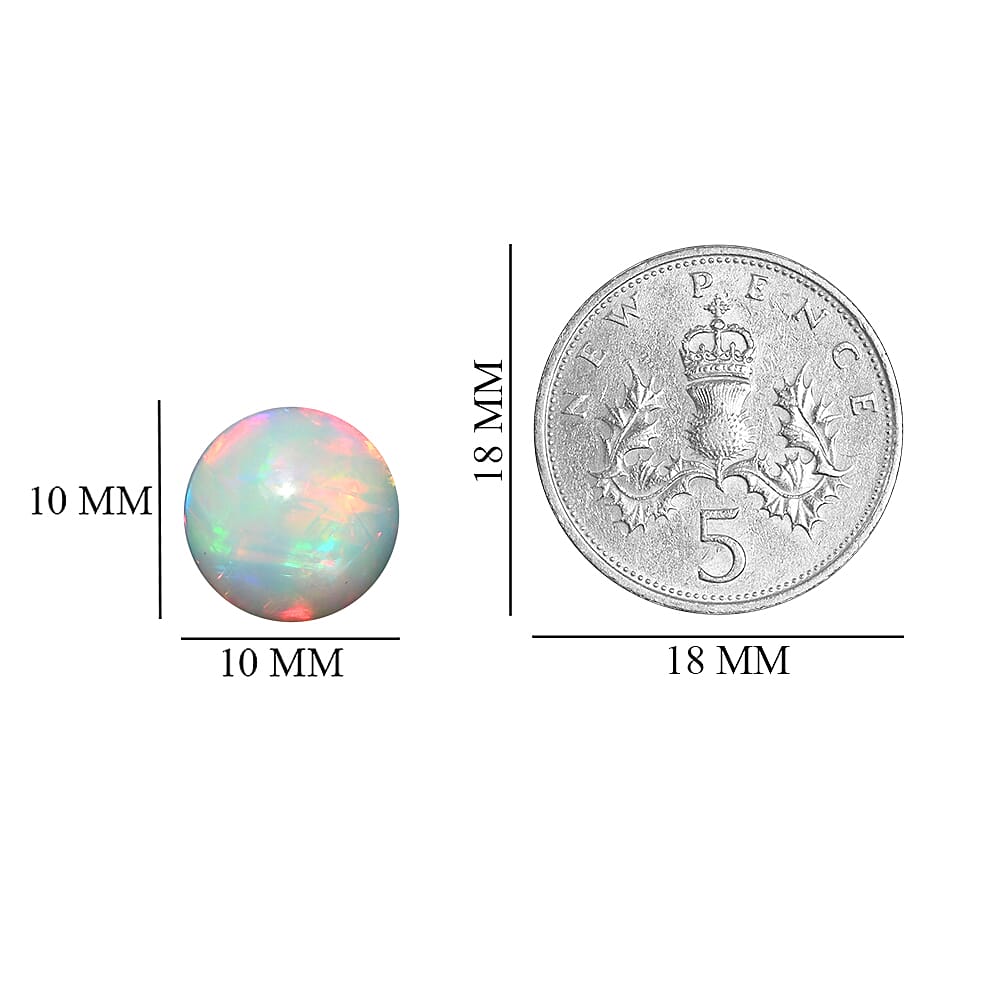 Ethiopian Welo Opal Round 10 mm 1.76 Ct.