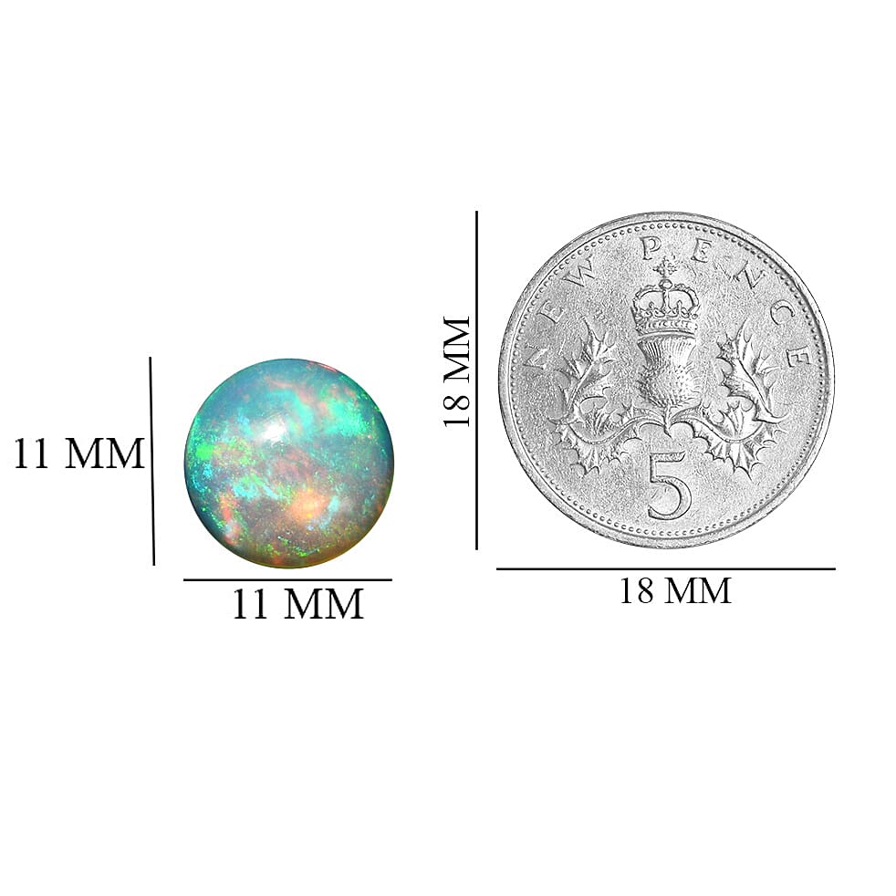 Ethiopian Welo Opal Round 11 mm 3.09 Ct.