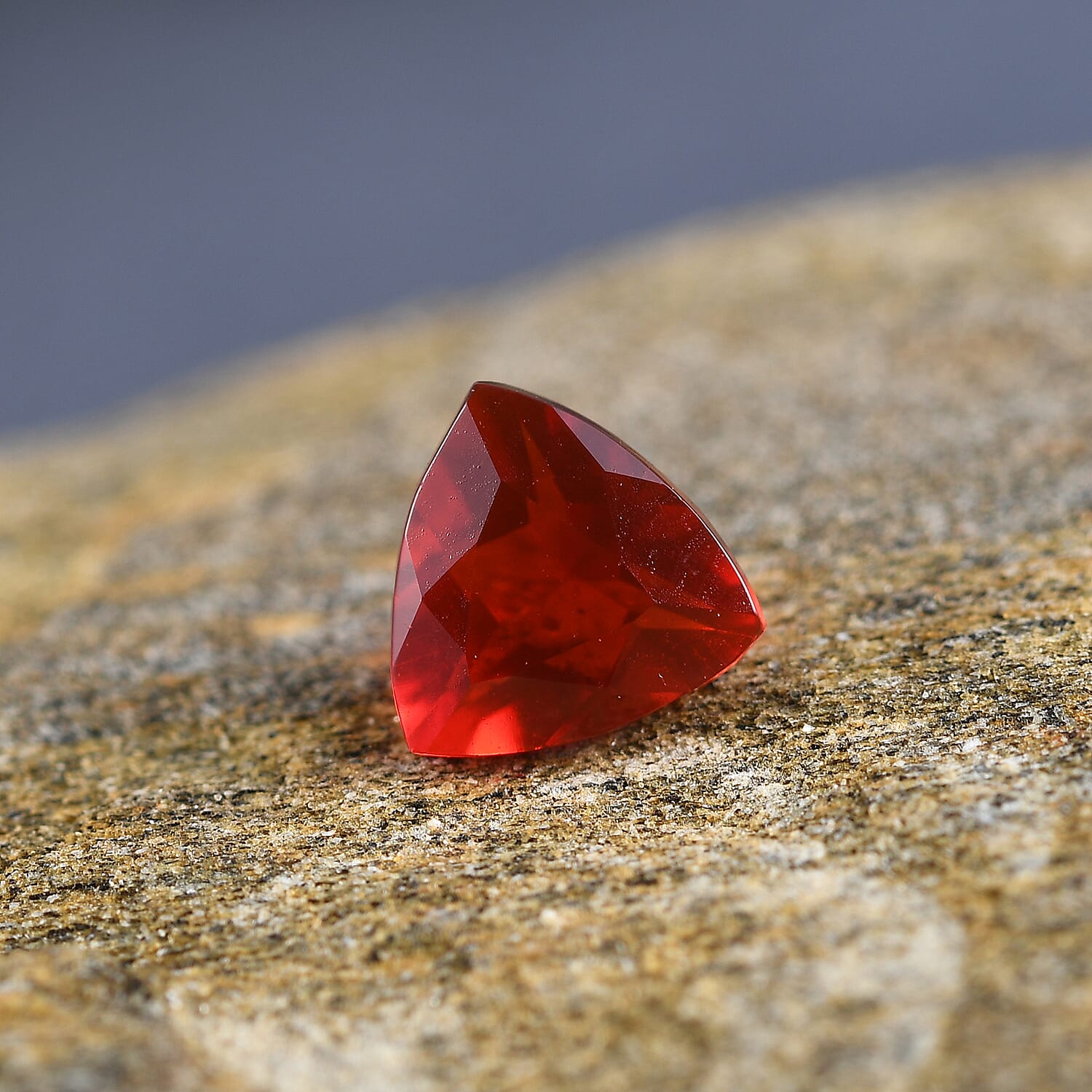 AAAAAA Jalisco Fire Opal Trillion 5 mm 0.26 Ct.