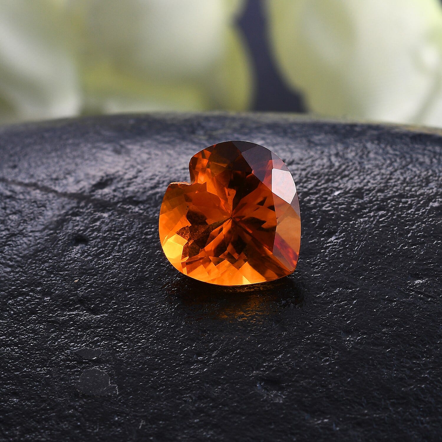 Madeira Citrine Heart 12.0mm 5.05 Ct.