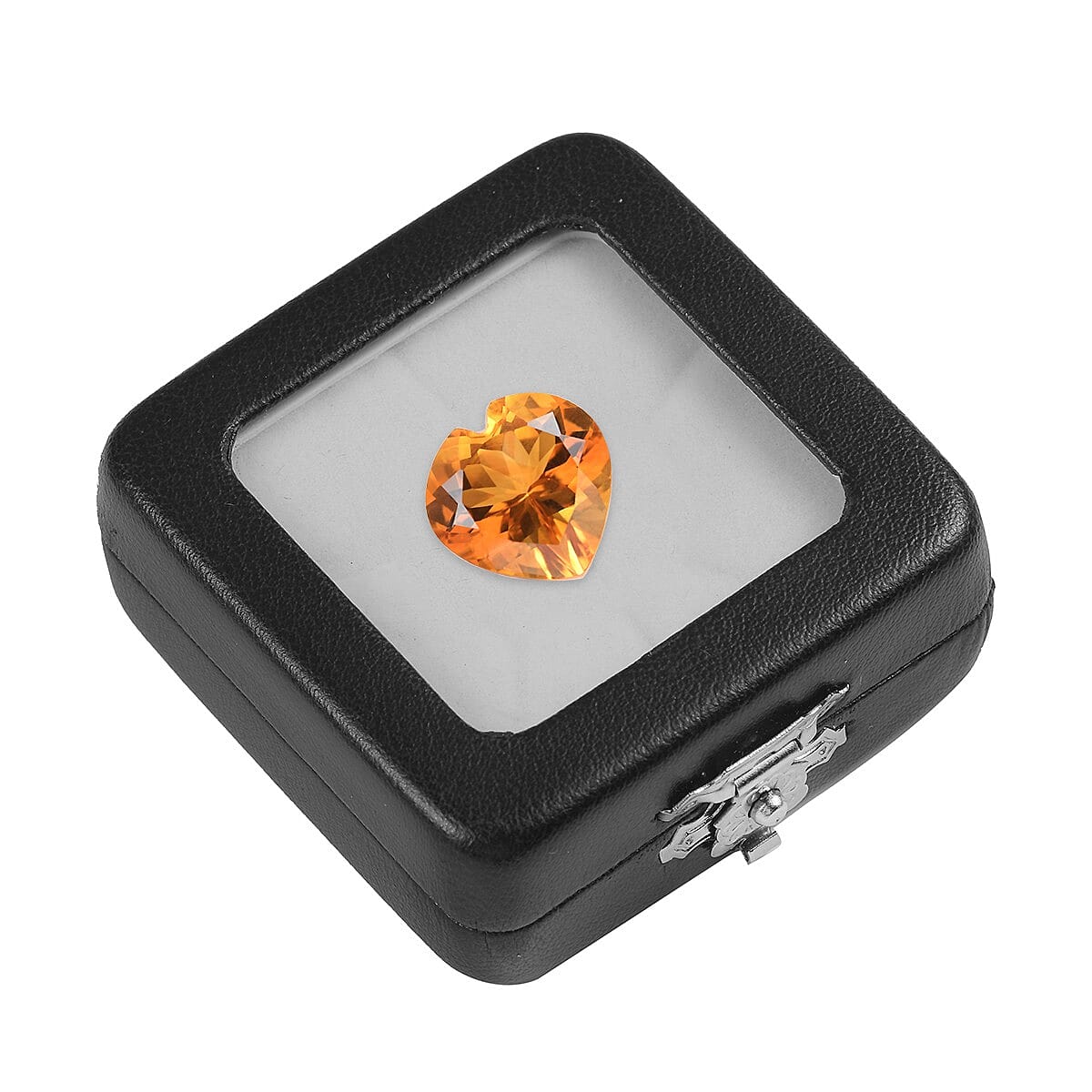 Madeira Citrine Heart 12.0mm 5.05 Ct.