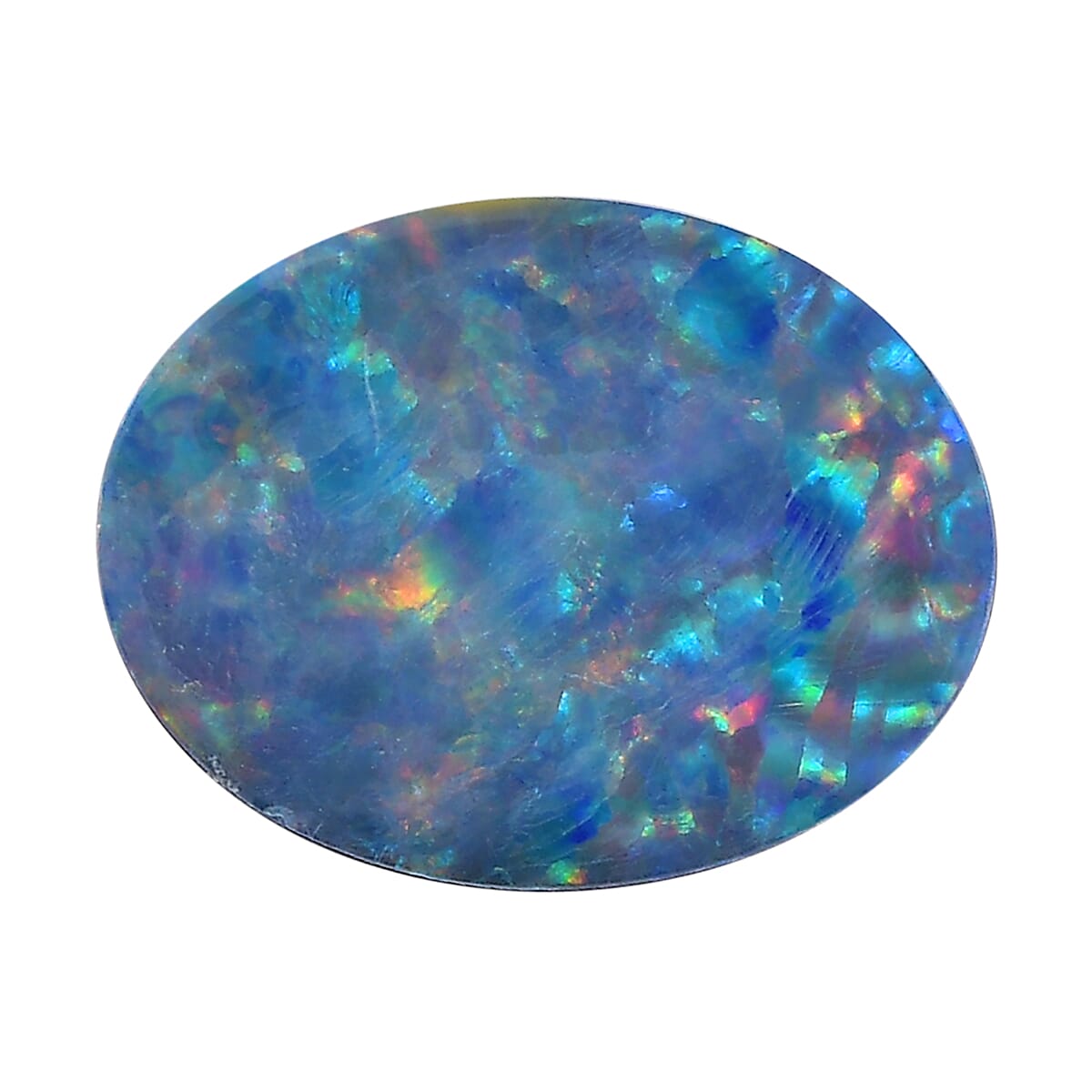 Australian Boulder Opal Oval 14x12 mm 4.12 Ct.