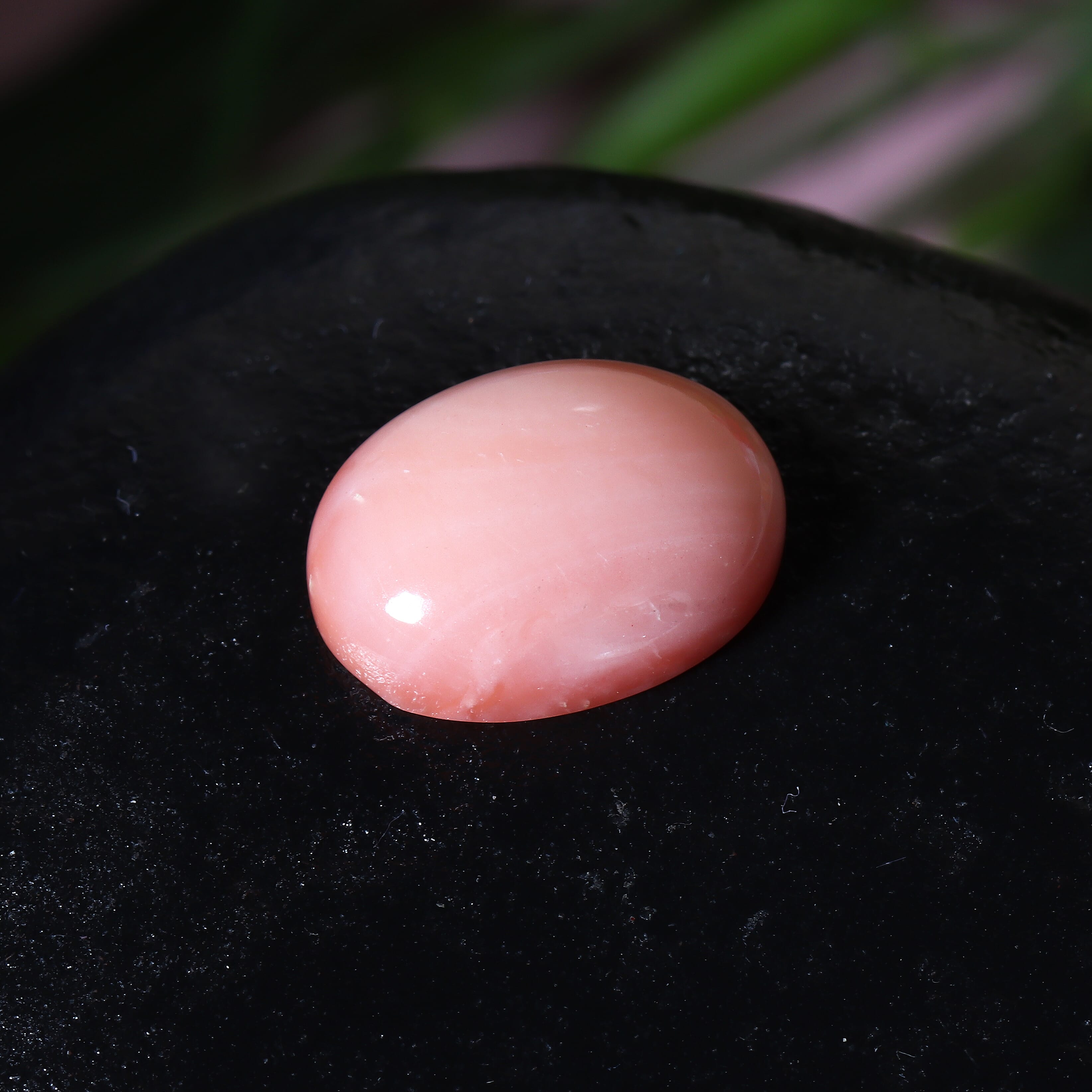 Peach Opal Oval 14x10 mm 3.58 Ct.