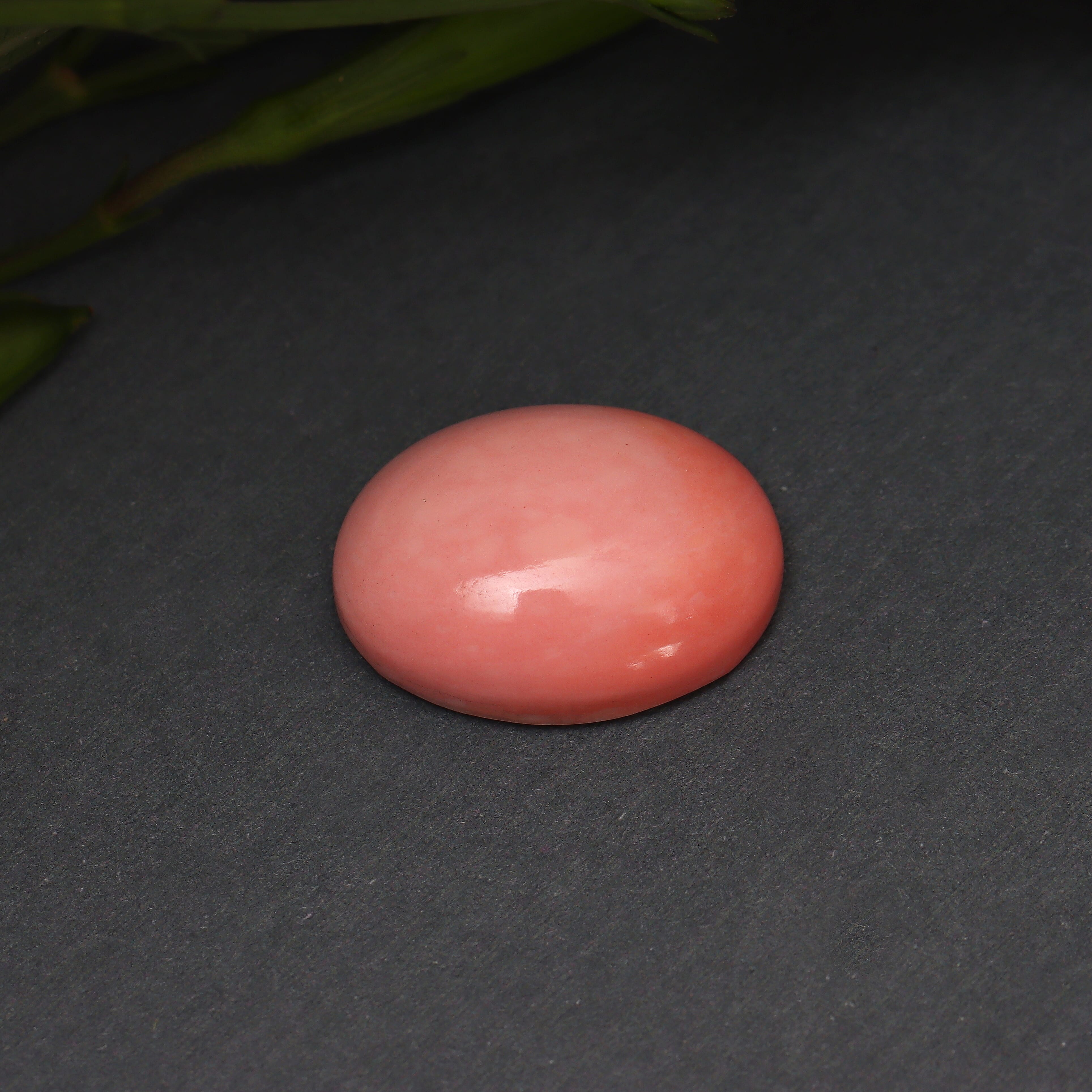 Peach Opal Oval 16x12 mm 5.53 Ct.