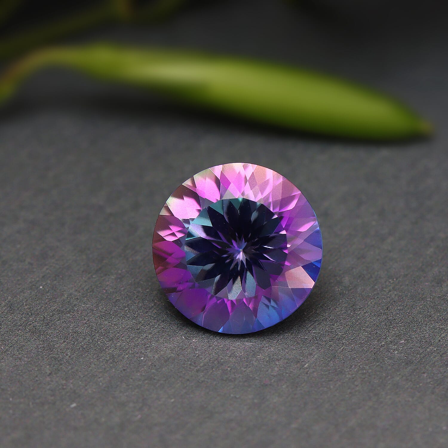 Blue Petalite Round 11 mm 3.44 Ct.