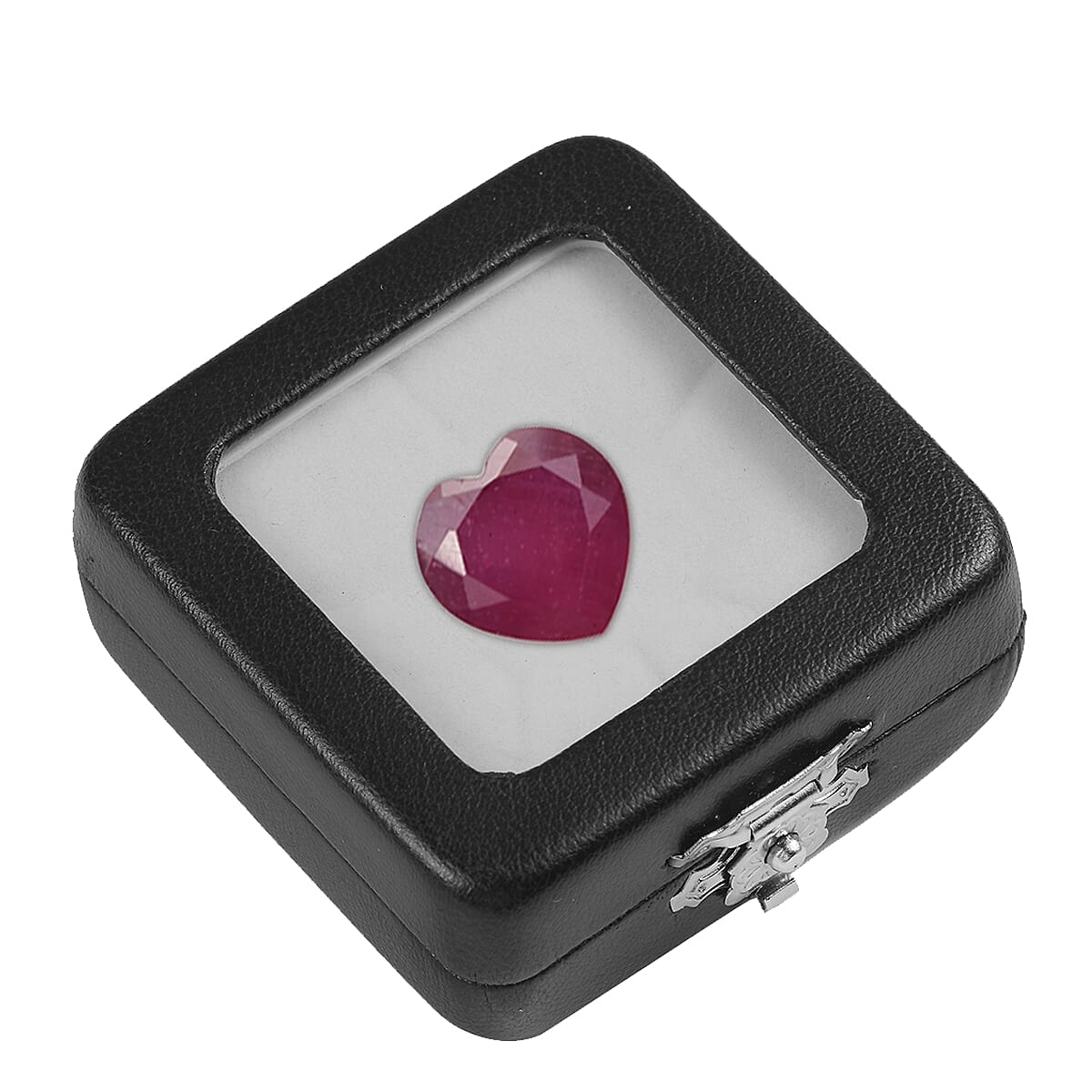 African Ruby (FF) Heart 6 mm 1.00 Ct.