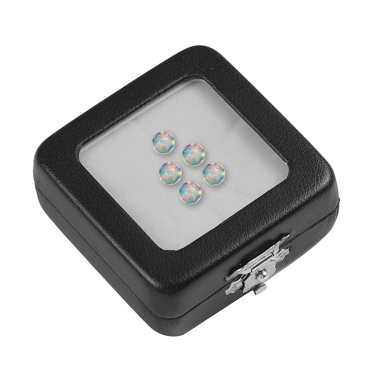 Set of 5 - AA Ethiopian Welo Opal Round 5 mm 1.40 Ct.