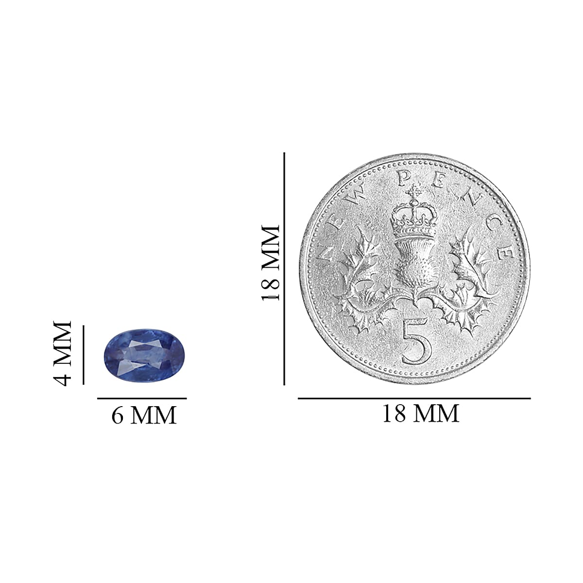 Set of 2 - AA Masoala Sapphire (FF) Oval 6x4 mm 1.27 Ct.