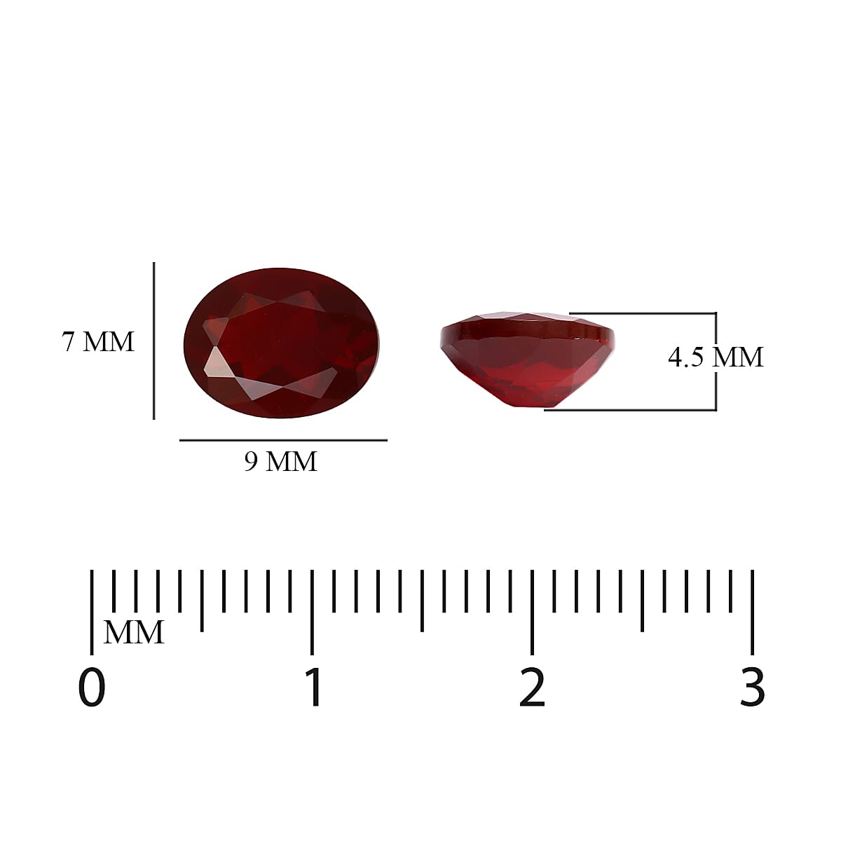 Premium Quality Fire Opal Oval 9x7 mm 1.22 Ct.