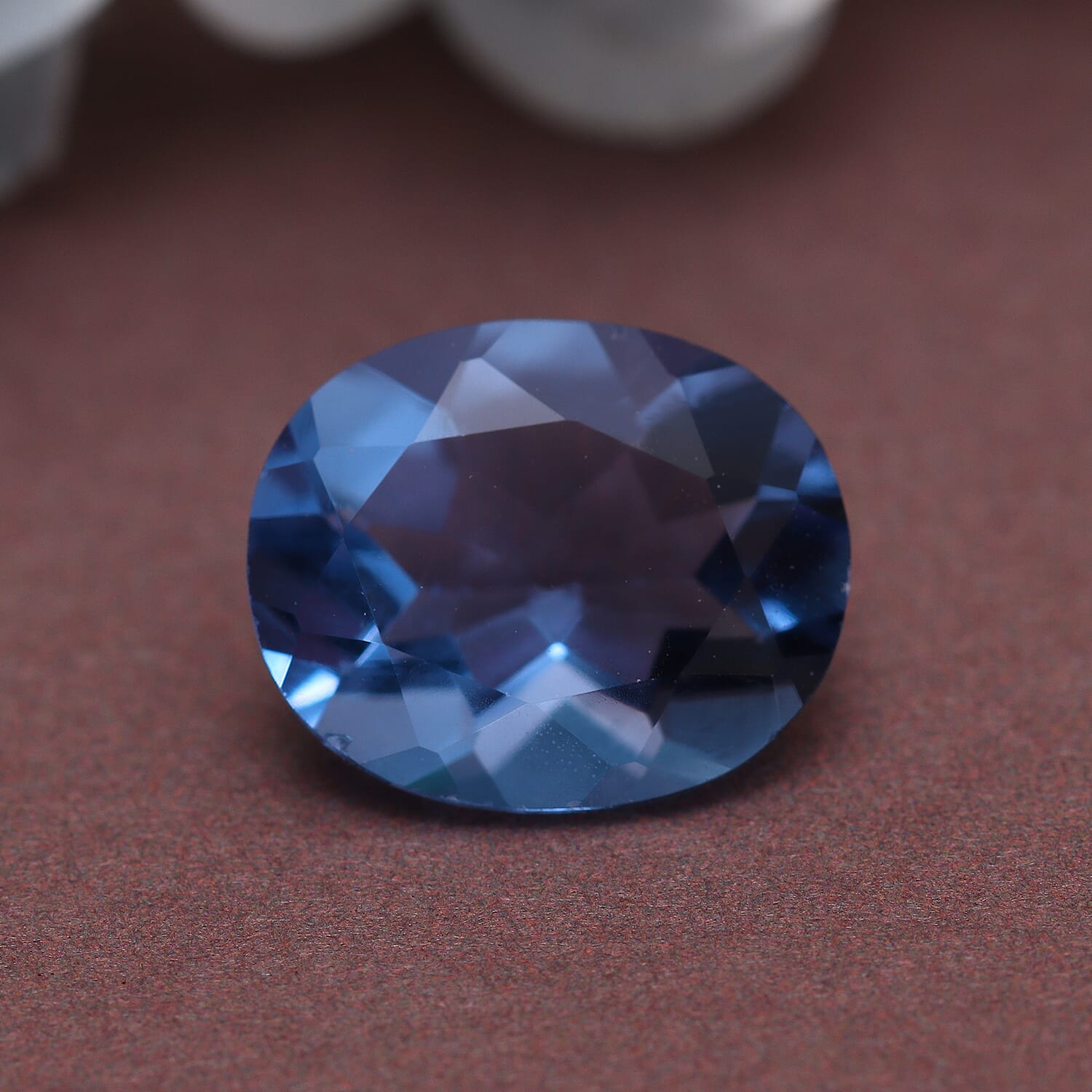 Colour Change Fluorite Oval 11x9 mm 3.77 Ct.