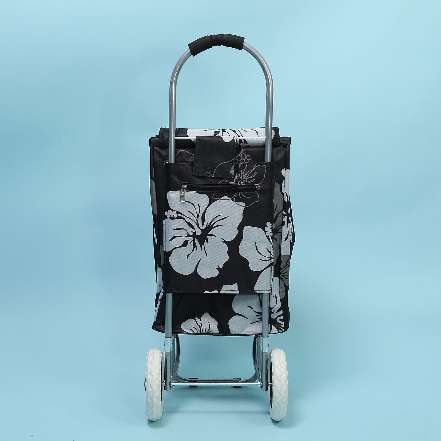 Simples Shopping Trolley in Black and White (Size 80x16x35cm)