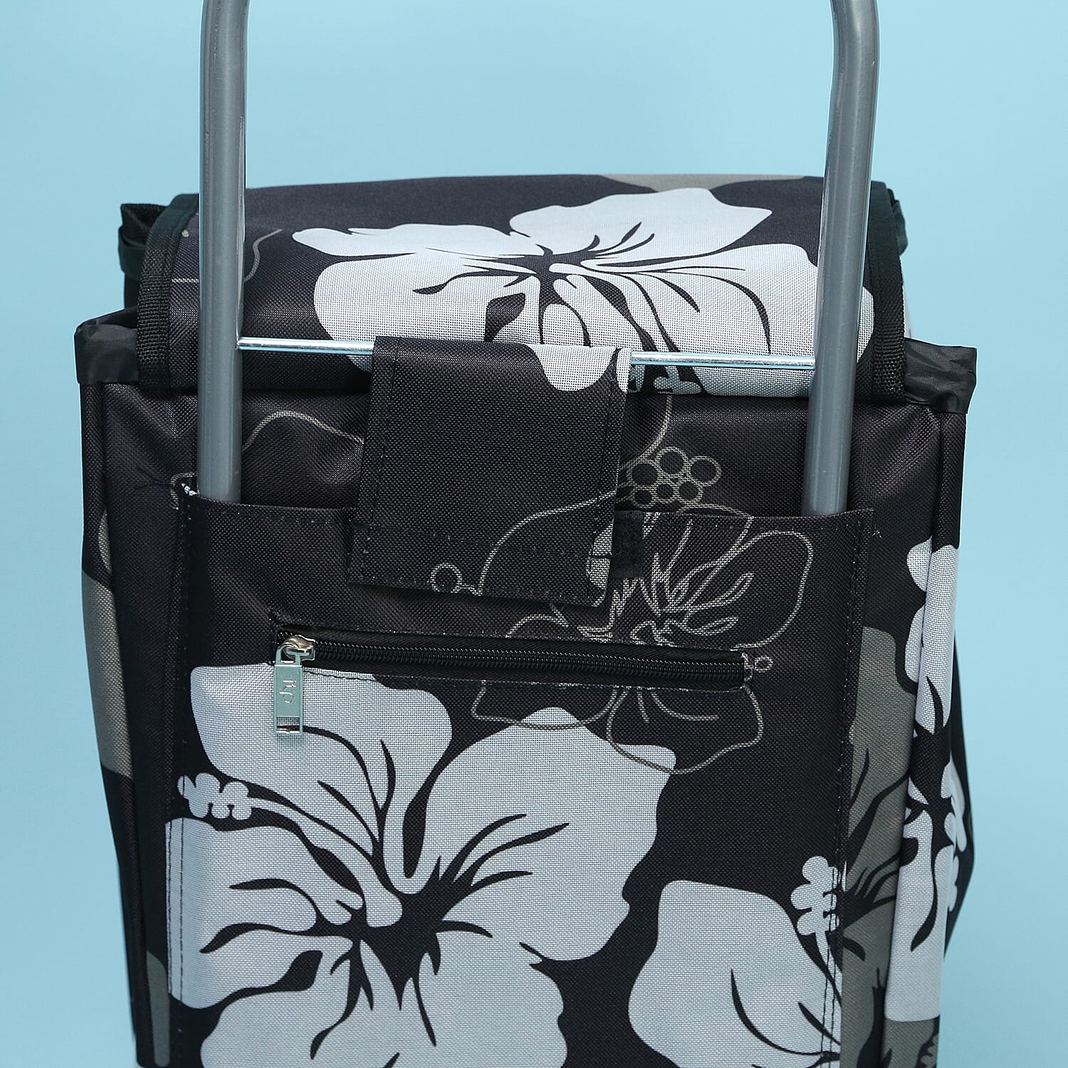 Simples Shopping Trolley in Black and White (Size 80x16x35cm)