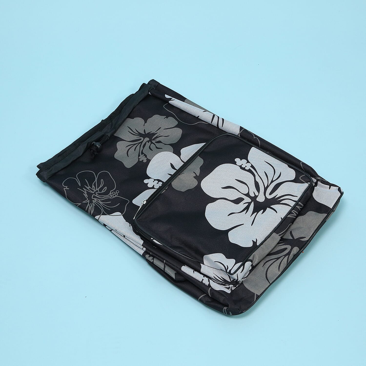 Simples Shopping Trolley in Black and White (Size 80x16x35cm)