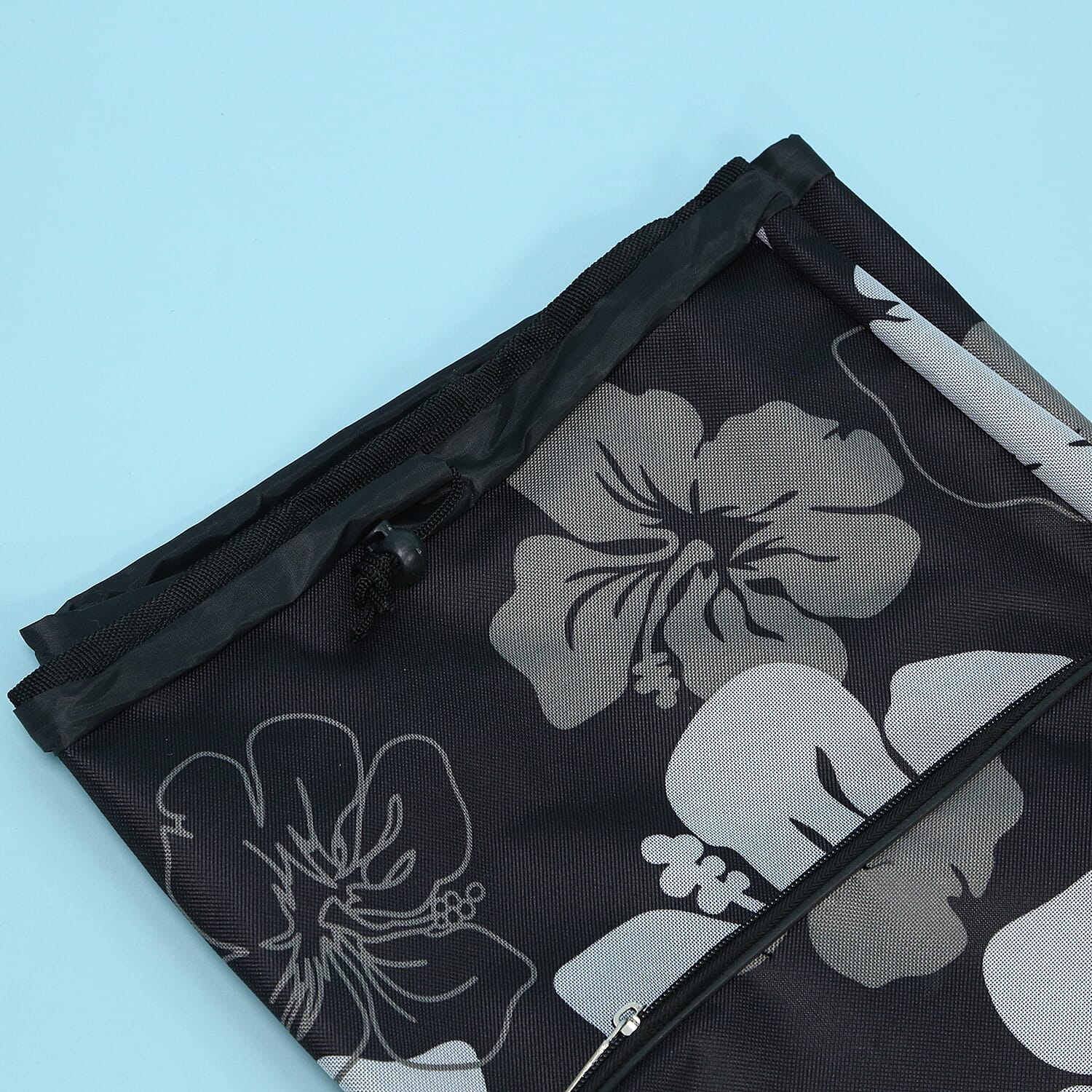 Simples Shopping Trolley in Black and White (Size 80x16x35cm)