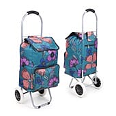 Pretty Petals Green Shopping Trolley (Size 80x16x35cm)