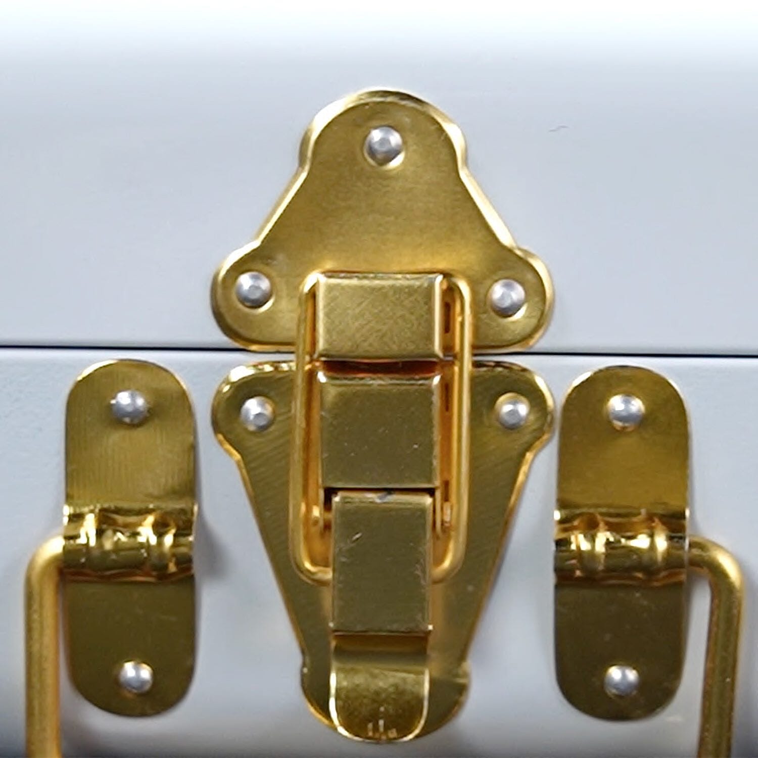 Set of 3 - Storage Trunk with Lock (Size 28x19x14 Cm, 23x16x13 Cm and 18x13x13 Cm) - Grey & Multi