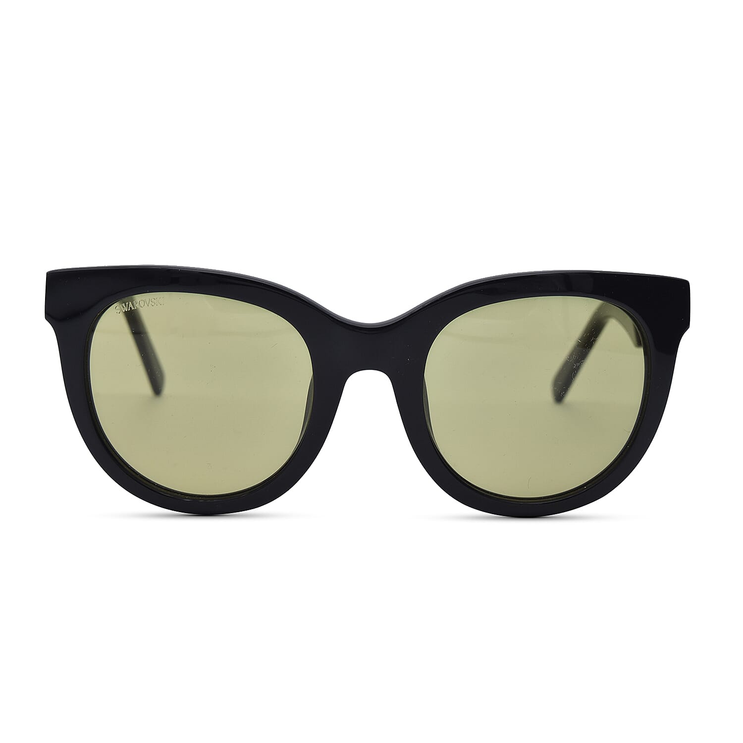 Swarovski Square Sunglasses with Brown Lenses